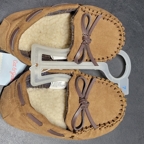Cat & Jack Other - Cat & Jack Tan Moccasin Shoes for Kids